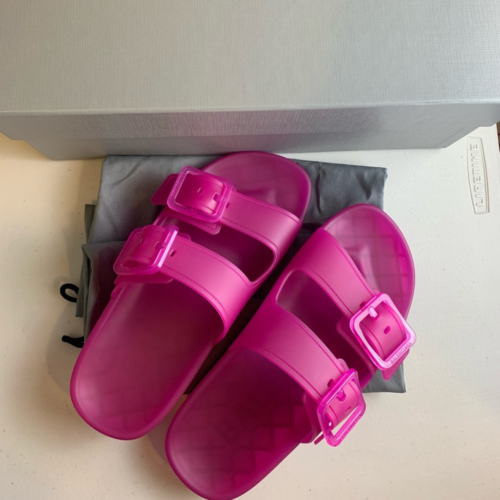 Balenciaga slides pink Sz 38 BNeW